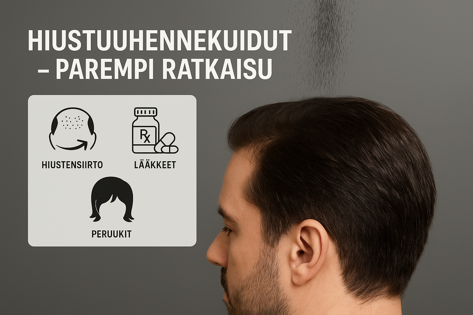Hiustuuhennekuidut käytössä - parempi ratkaisu