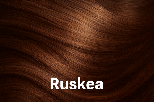 Ruskea hiusväri neliö